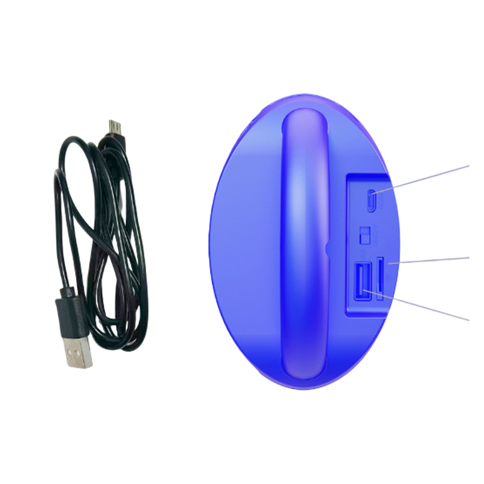 Parlante Knup Cubo Iluminado 994BT - Imagen 3