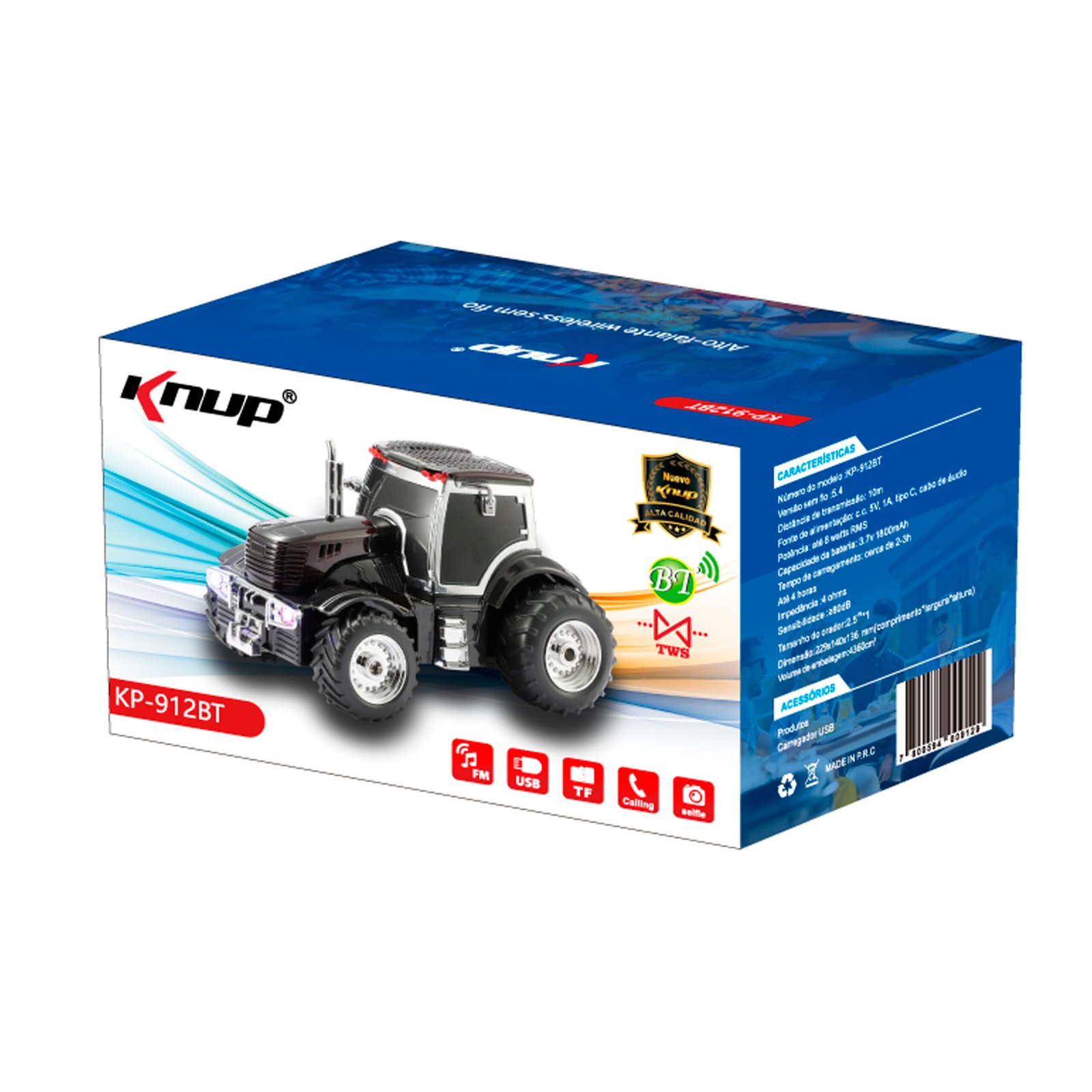 Parlante Knup Tractor 912BT - Imagen 4