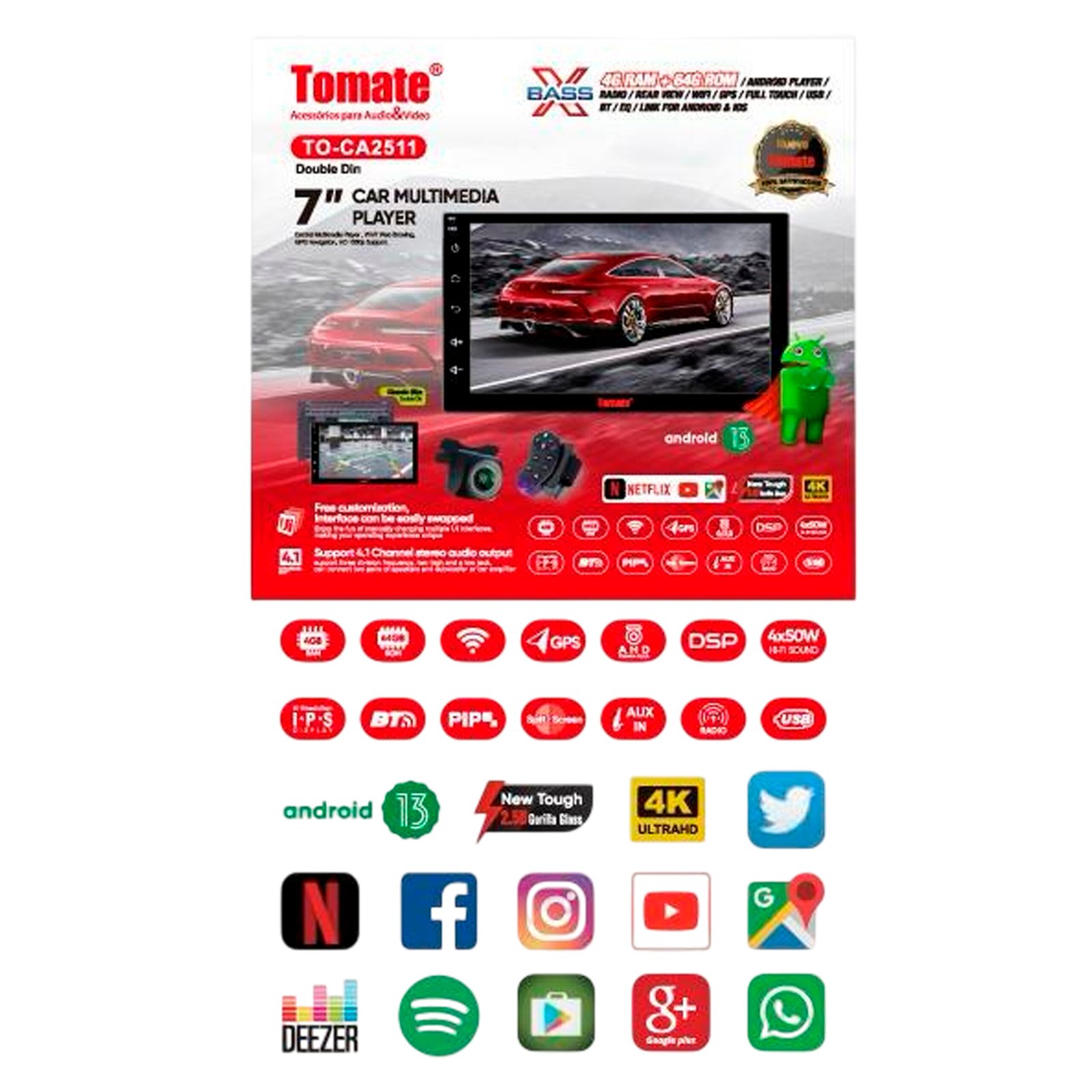 Radio P/AUTO TO-CA2511 - Imagen 2